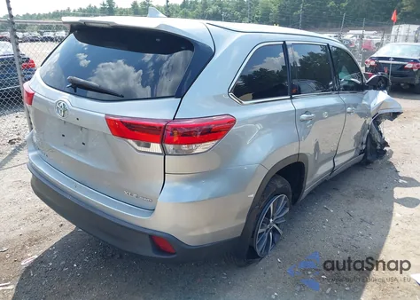 2018 Toyota Highlander Xle z USA, uszkodzony, nr VIN 5TDJZRFHXJS539767